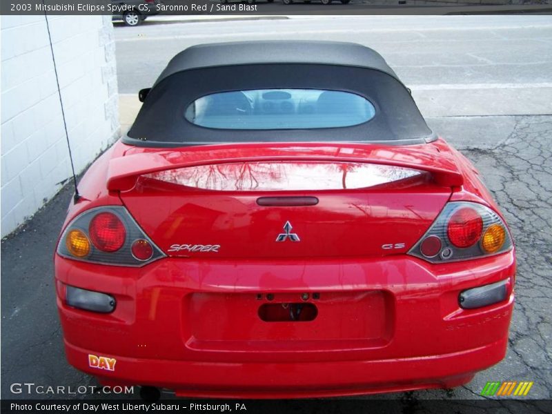 Saronno Red / Sand Blast 2003 Mitsubishi Eclipse Spyder GS