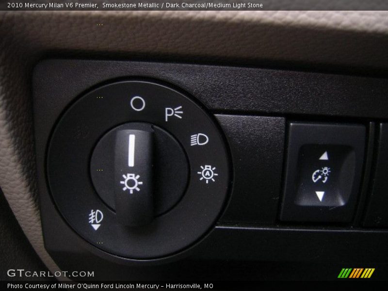 Smokestone Metallic / Dark Charcoal/Medium Light Stone 2010 Mercury Milan V6 Premier