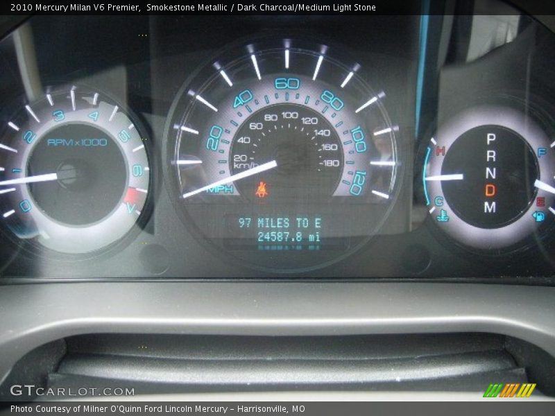 Smokestone Metallic / Dark Charcoal/Medium Light Stone 2010 Mercury Milan V6 Premier