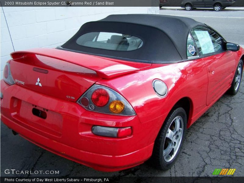 Saronno Red / Sand Blast 2003 Mitsubishi Eclipse Spyder GS
