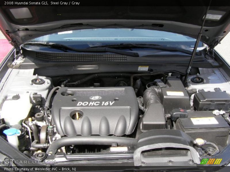 Steel Gray / Gray 2008 Hyundai Sonata GLS