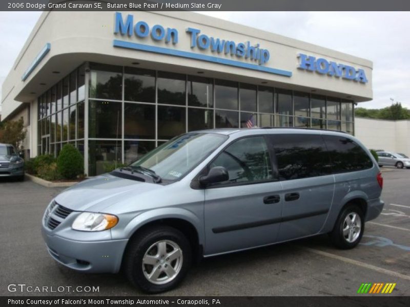 Butane Blue Pearl / Medium Slate Gray 2006 Dodge Grand Caravan SE