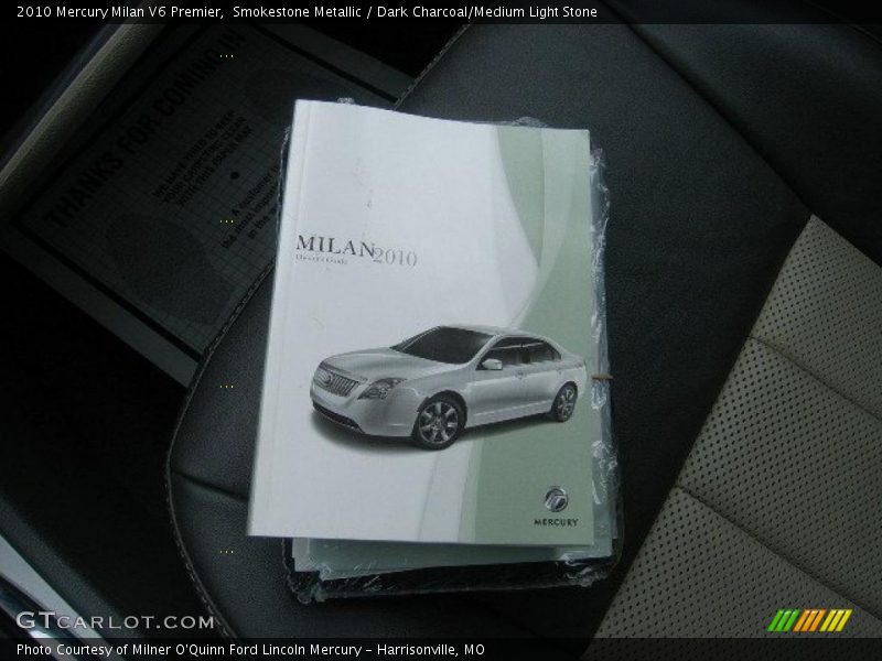 Smokestone Metallic / Dark Charcoal/Medium Light Stone 2010 Mercury Milan V6 Premier