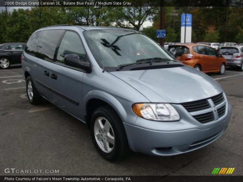 Butane Blue Pearl / Medium Slate Gray 2006 Dodge Grand Caravan SE