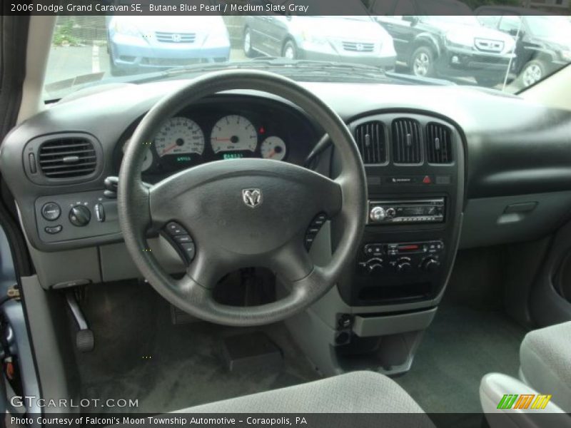 Butane Blue Pearl / Medium Slate Gray 2006 Dodge Grand Caravan SE