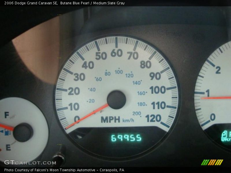 Butane Blue Pearl / Medium Slate Gray 2006 Dodge Grand Caravan SE