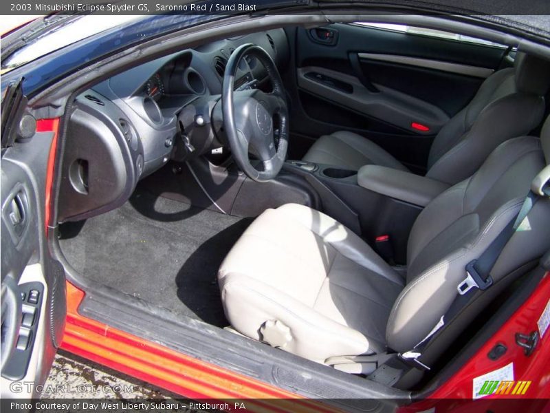 Saronno Red / Sand Blast 2003 Mitsubishi Eclipse Spyder GS