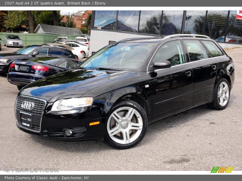 Brilliant Black / Ebony 2007 Audi A4 2.0T quattro Avant