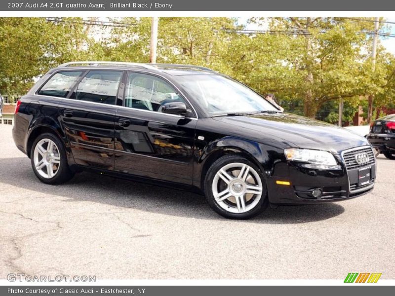 Brilliant Black / Ebony 2007 Audi A4 2.0T quattro Avant