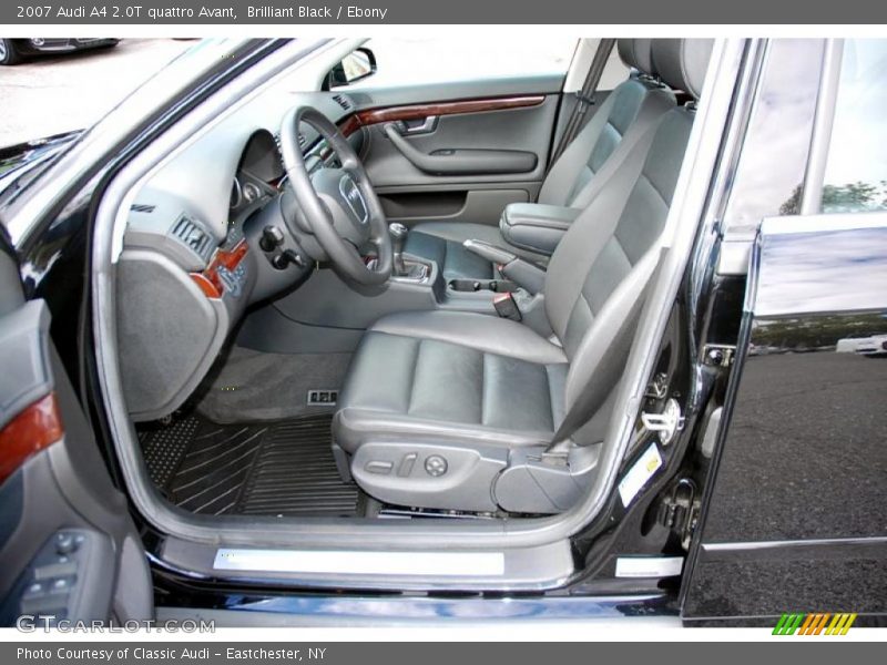 Brilliant Black / Ebony 2007 Audi A4 2.0T quattro Avant