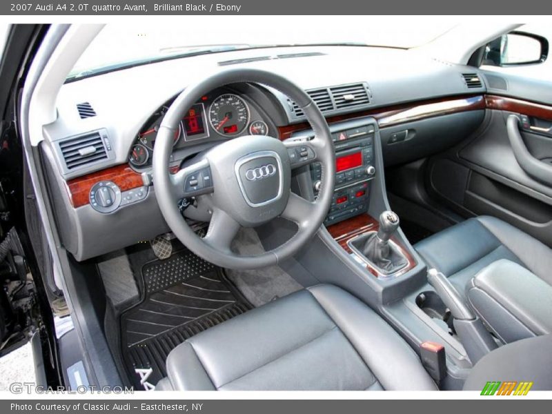 Brilliant Black / Ebony 2007 Audi A4 2.0T quattro Avant
