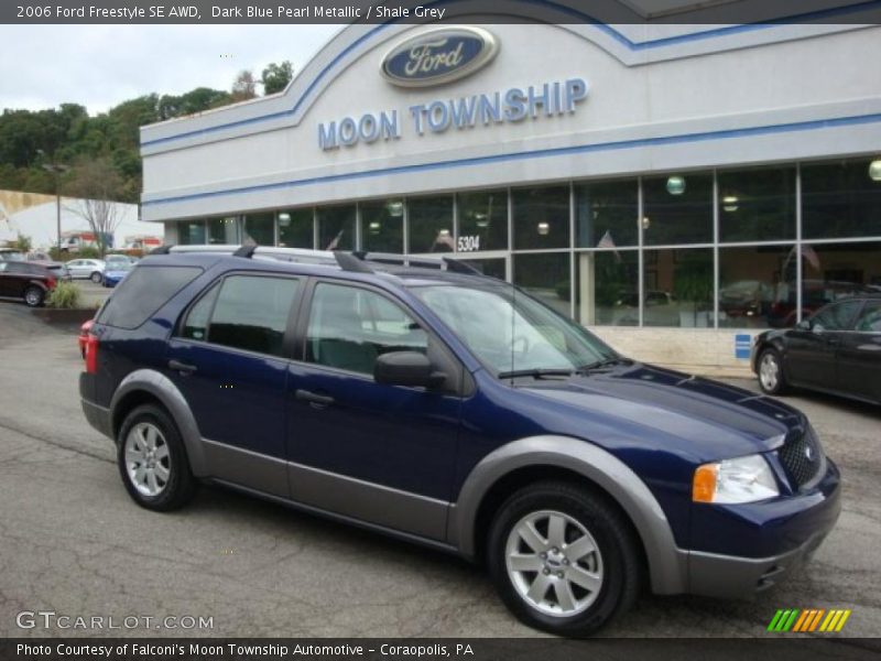 Dark Blue Pearl Metallic / Shale Grey 2006 Ford Freestyle SE AWD