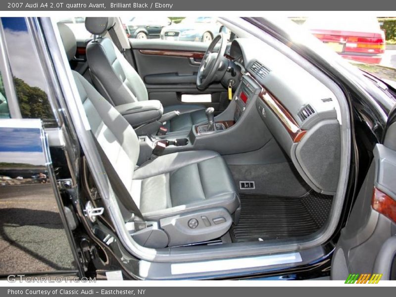 Brilliant Black / Ebony 2007 Audi A4 2.0T quattro Avant
