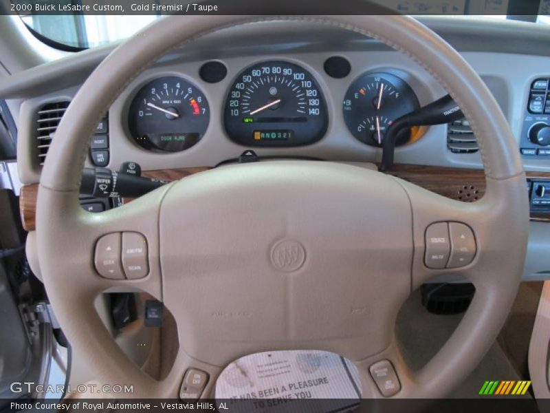 Gold Firemist / Taupe 2000 Buick LeSabre Custom