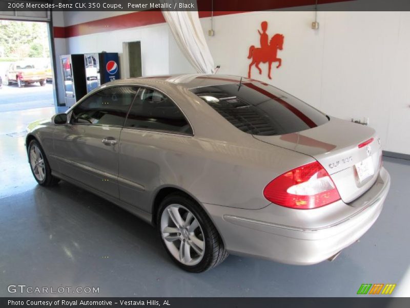 Pewter Metallic / Black 2006 Mercedes-Benz CLK 350 Coupe