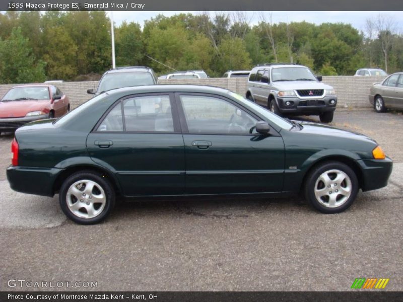 Emerald Mica / Gray 1999 Mazda Protege ES