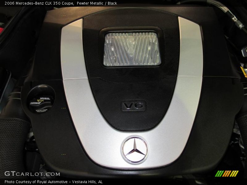 Pewter Metallic / Black 2006 Mercedes-Benz CLK 350 Coupe