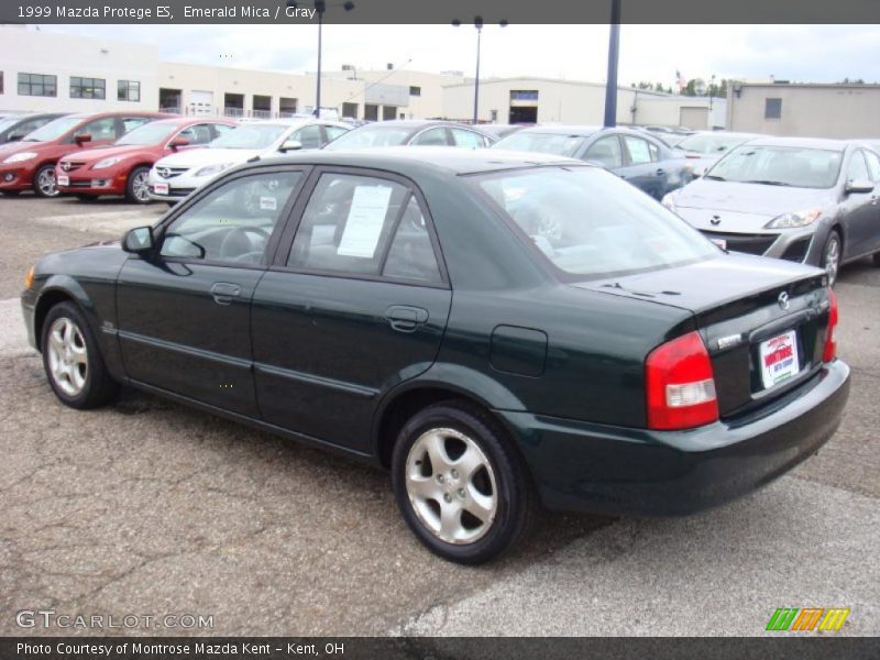 Emerald Mica / Gray 1999 Mazda Protege ES