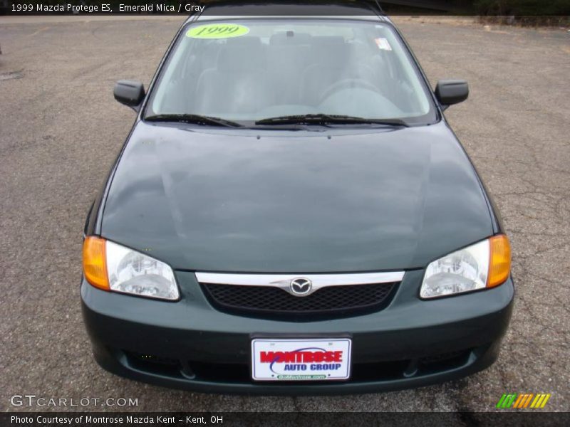 Emerald Mica / Gray 1999 Mazda Protege ES