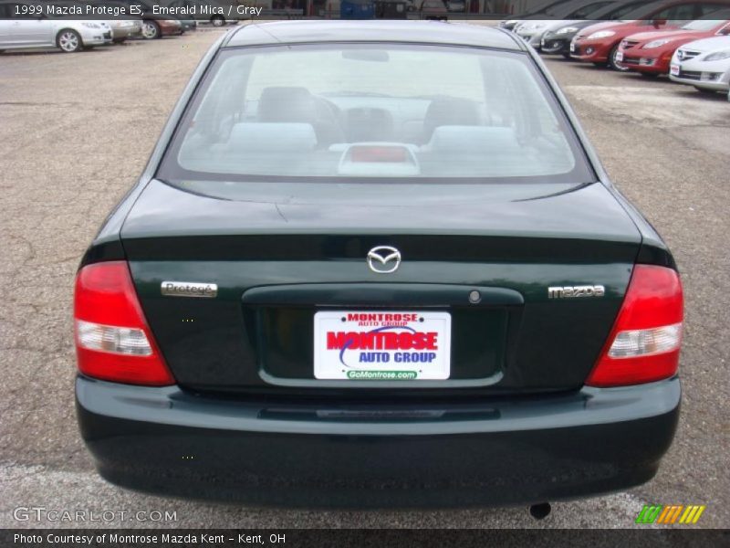 Emerald Mica / Gray 1999 Mazda Protege ES