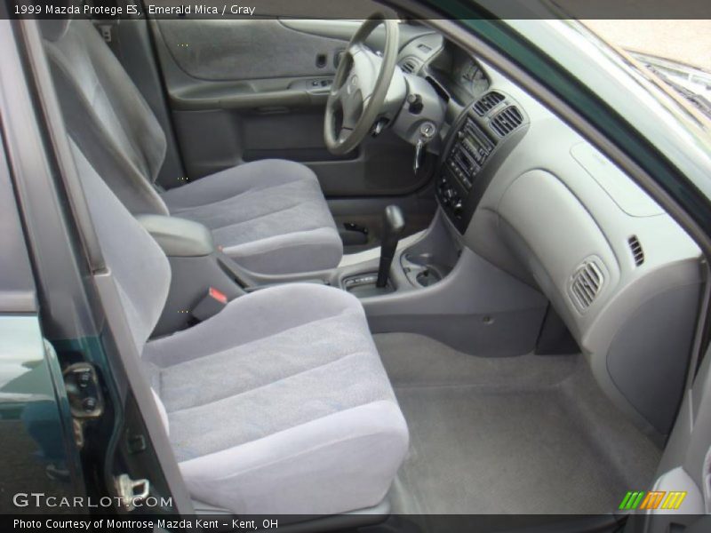 Emerald Mica / Gray 1999 Mazda Protege ES