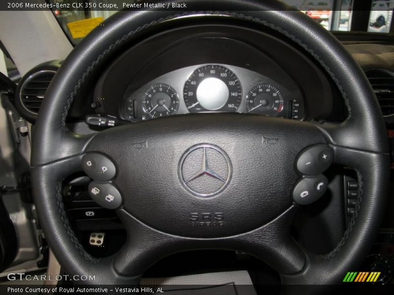 Pewter Metallic / Black 2006 Mercedes-Benz CLK 350 Coupe