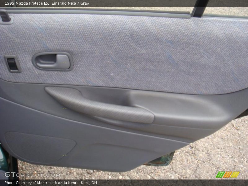 Emerald Mica / Gray 1999 Mazda Protege ES