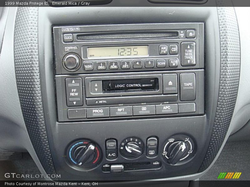 Emerald Mica / Gray 1999 Mazda Protege ES