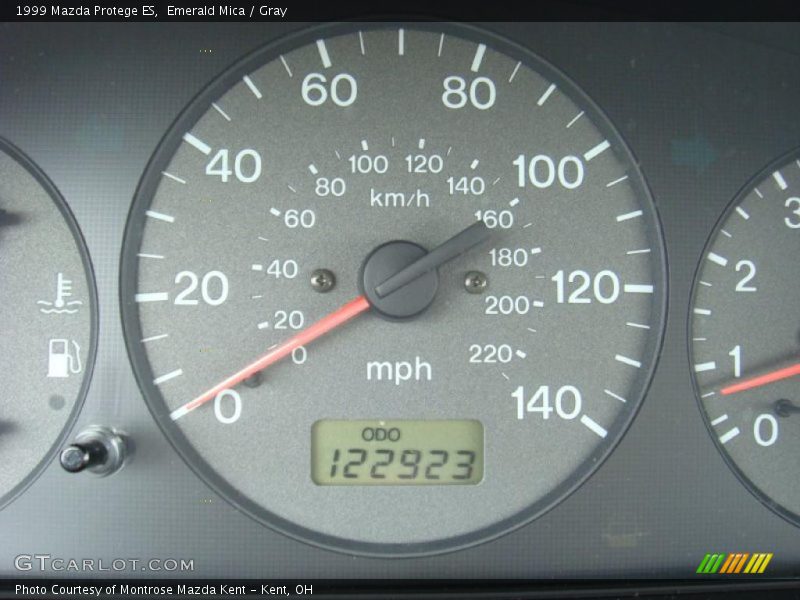 Emerald Mica / Gray 1999 Mazda Protege ES