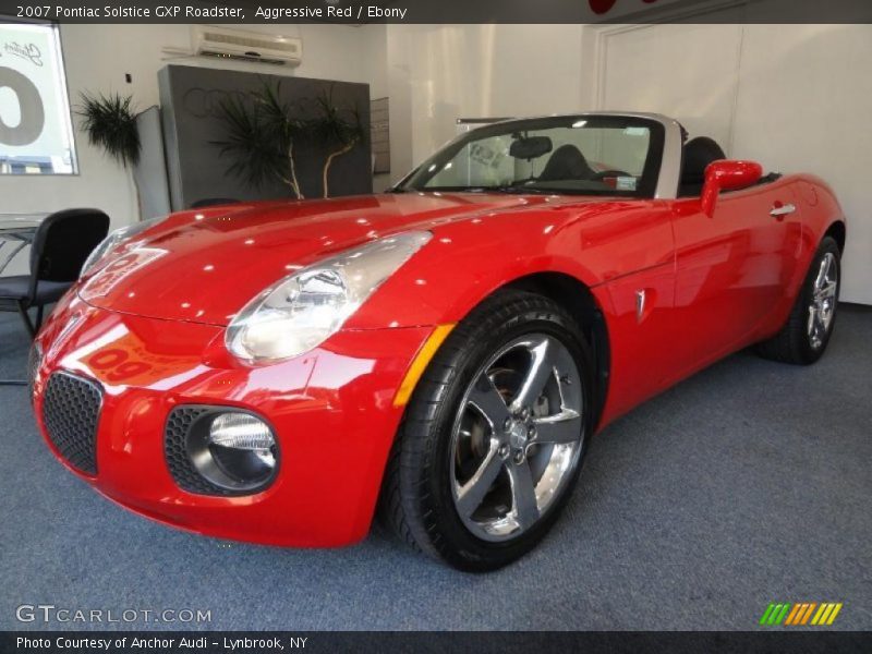 Aggressive Red / Ebony 2007 Pontiac Solstice GXP Roadster