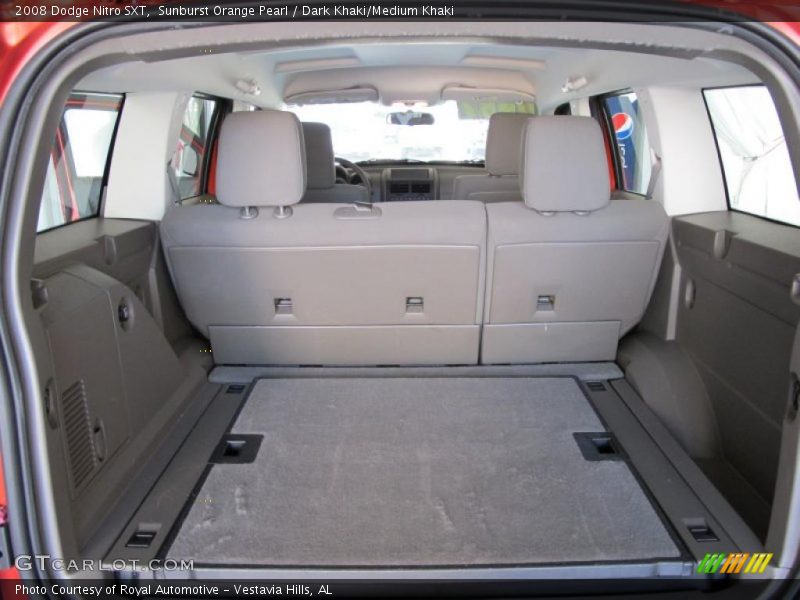 Sunburst Orange Pearl / Dark Khaki/Medium Khaki 2008 Dodge Nitro SXT
