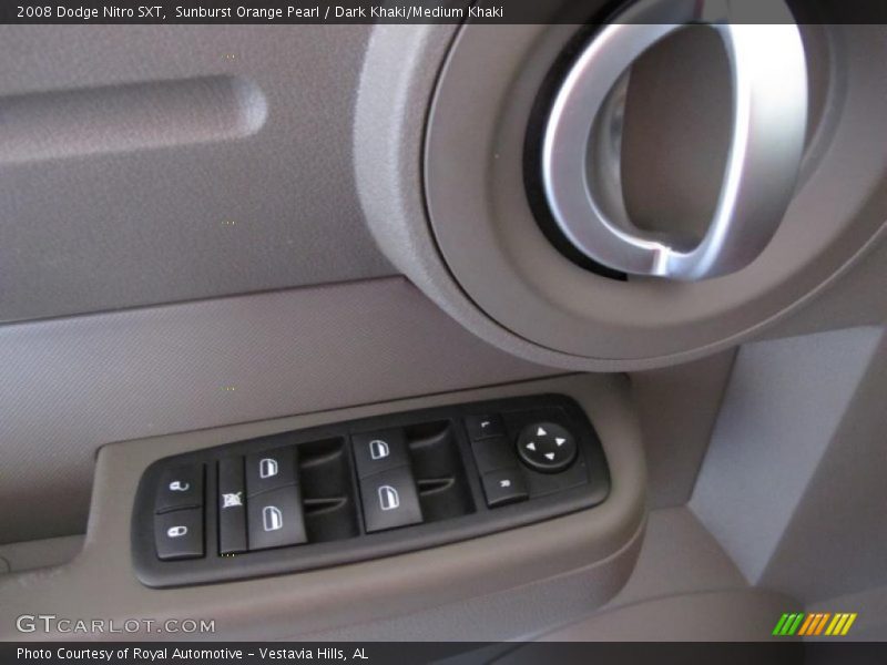 Sunburst Orange Pearl / Dark Khaki/Medium Khaki 2008 Dodge Nitro SXT