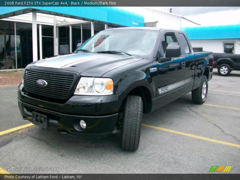 Black / Medium/Dark Flint 2008 Ford F150 STX SuperCab 4x4