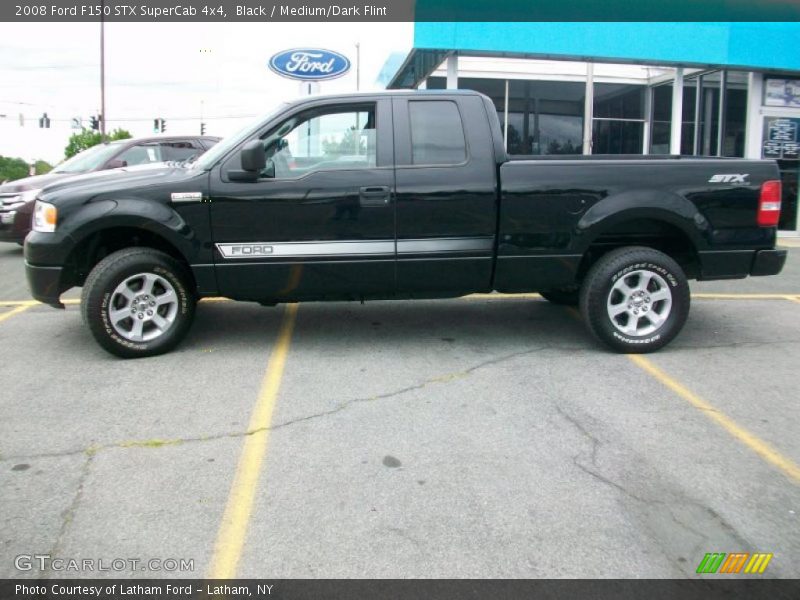 Black / Medium/Dark Flint 2008 Ford F150 STX SuperCab 4x4