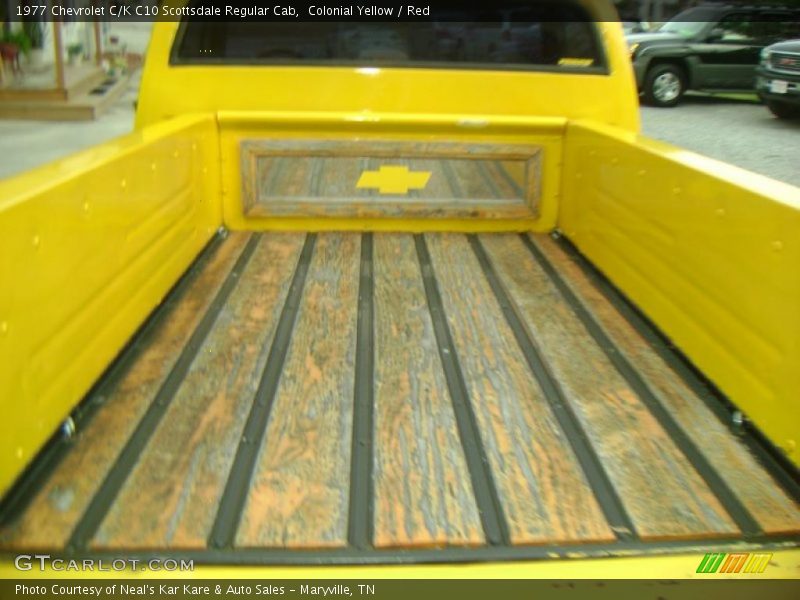 Colonial Yellow / Red 1977 Chevrolet C/K C10 Scottsdale Regular Cab