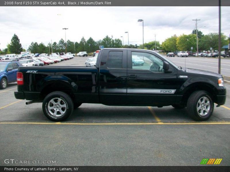 Black / Medium/Dark Flint 2008 Ford F150 STX SuperCab 4x4