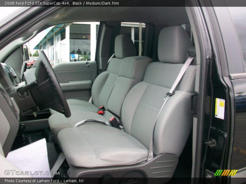 Black / Medium/Dark Flint 2008 Ford F150 STX SuperCab 4x4