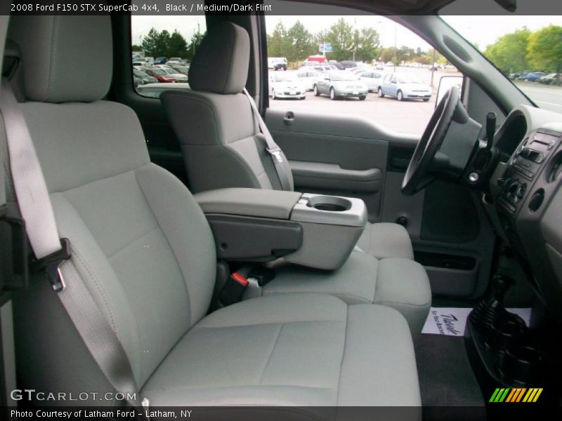 Black / Medium/Dark Flint 2008 Ford F150 STX SuperCab 4x4