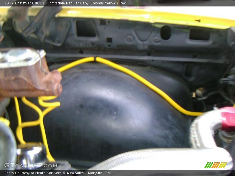 Colonial Yellow / Red 1977 Chevrolet C/K C10 Scottsdale Regular Cab
