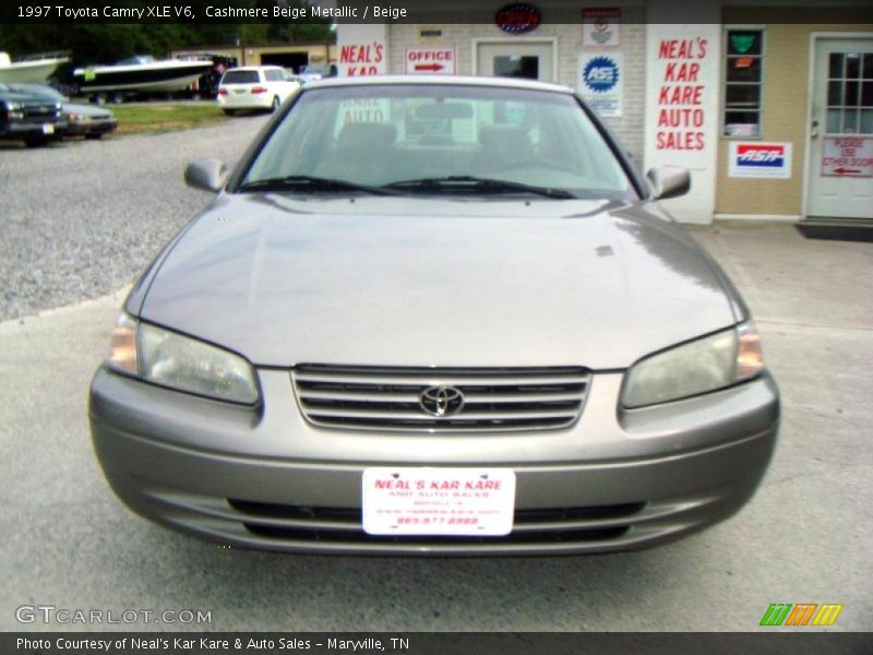 Cashmere Beige Metallic / Beige 1997 Toyota Camry XLE V6