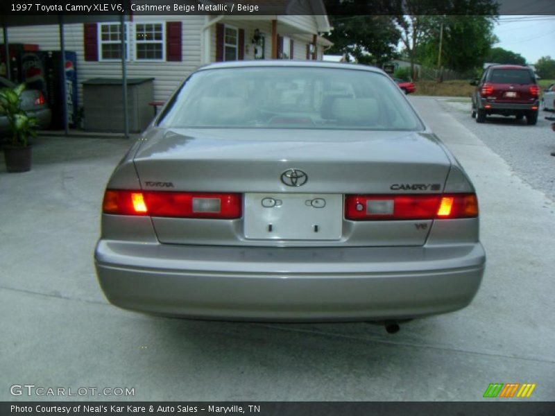 Cashmere Beige Metallic / Beige 1997 Toyota Camry XLE V6
