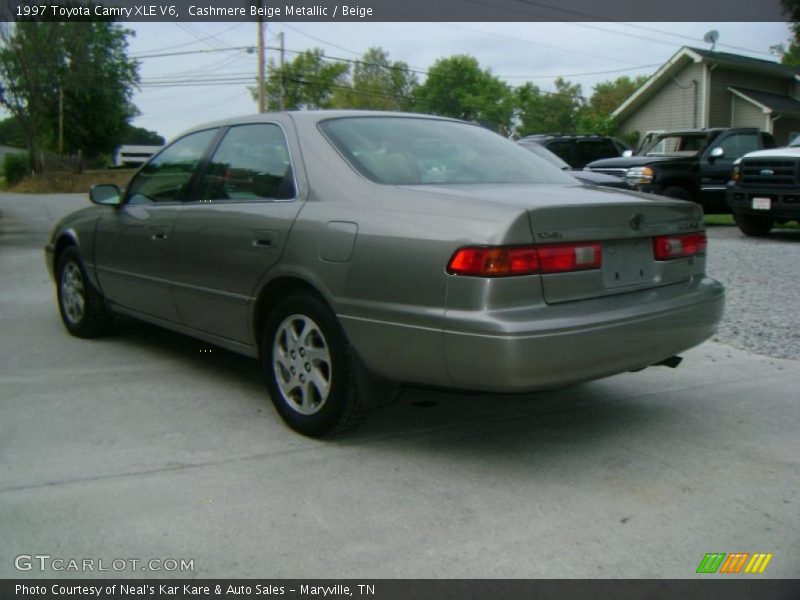 Cashmere Beige Metallic / Beige 1997 Toyota Camry XLE V6