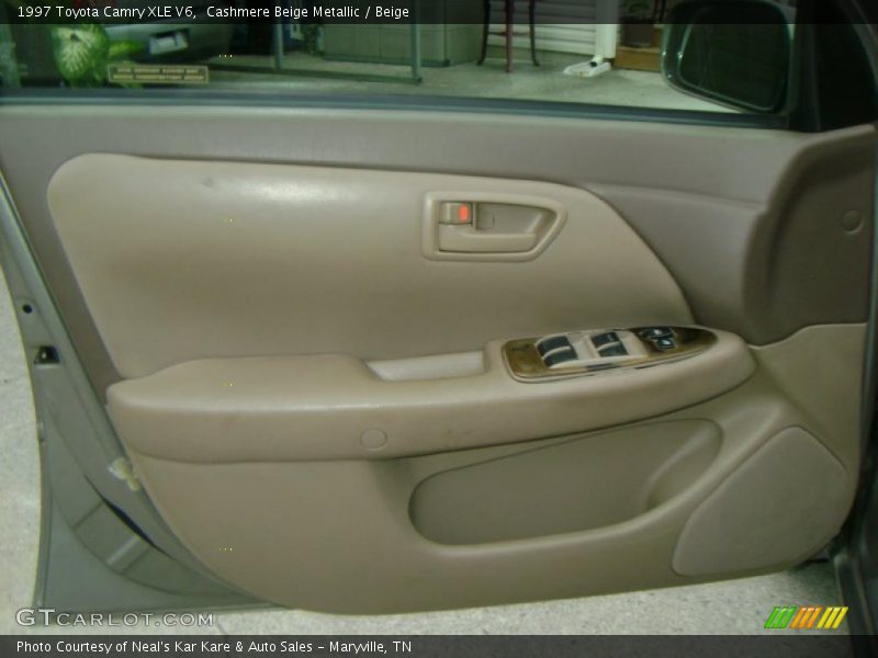 Cashmere Beige Metallic / Beige 1997 Toyota Camry XLE V6