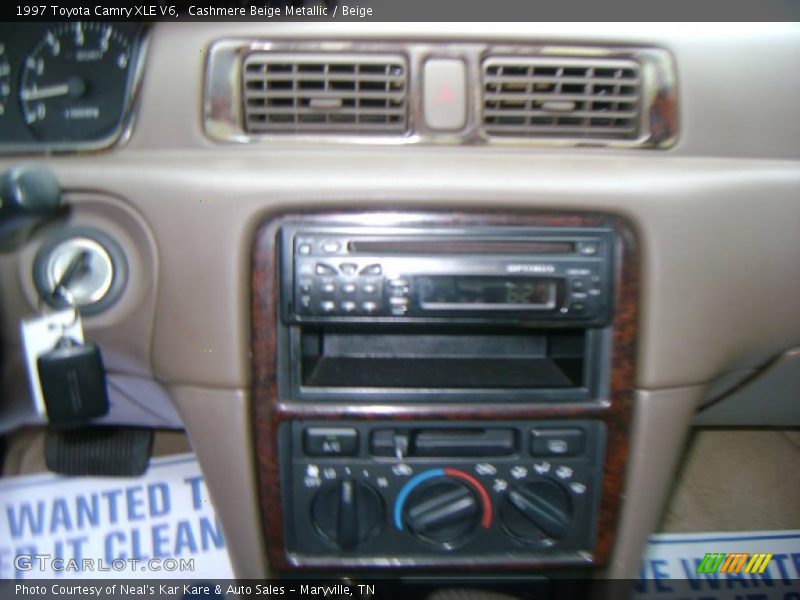 Cashmere Beige Metallic / Beige 1997 Toyota Camry XLE V6