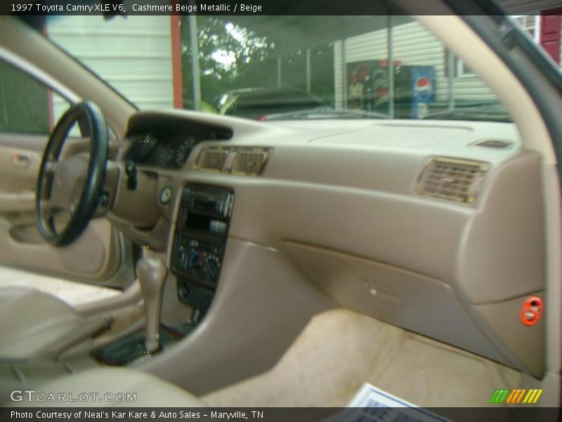 Cashmere Beige Metallic / Beige 1997 Toyota Camry XLE V6