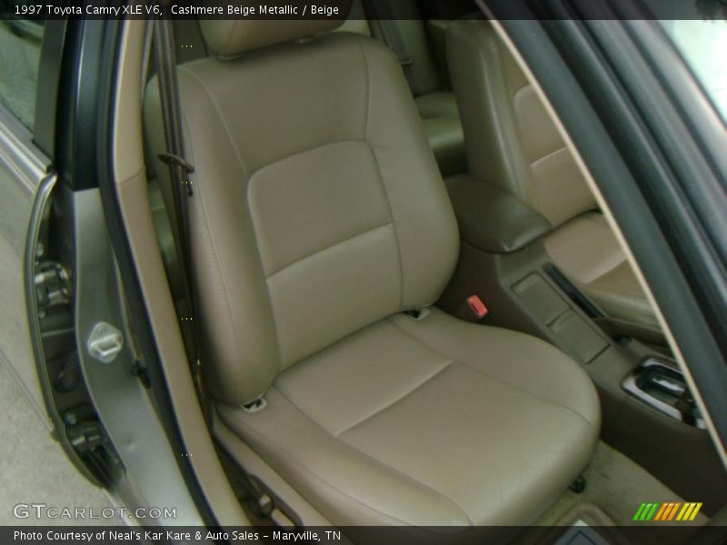 Cashmere Beige Metallic / Beige 1997 Toyota Camry XLE V6