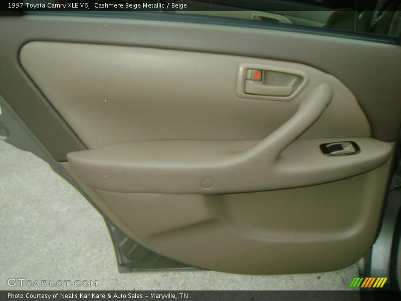Cashmere Beige Metallic / Beige 1997 Toyota Camry XLE V6