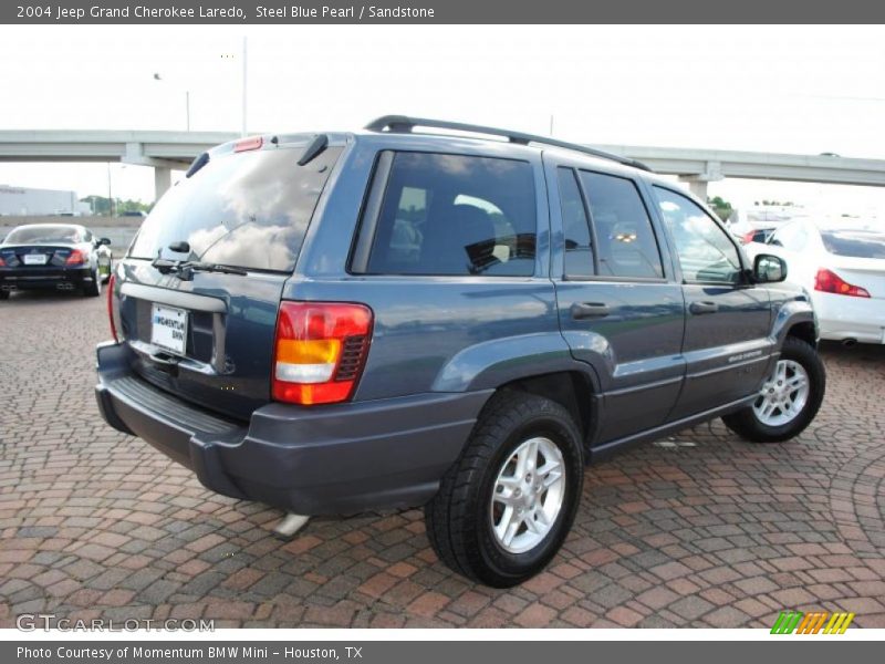 Steel Blue Pearl / Sandstone 2004 Jeep Grand Cherokee Laredo