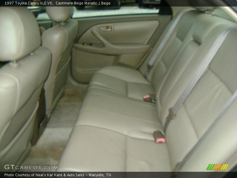 Cashmere Beige Metallic / Beige 1997 Toyota Camry XLE V6