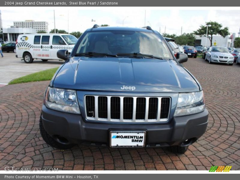 Steel Blue Pearl / Sandstone 2004 Jeep Grand Cherokee Laredo